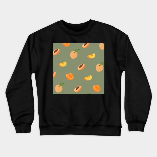 Apricot Crewneck Sweatshirt by smoochugs